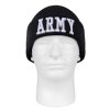 Čepice pletená DELUXE 3D ARMY ČERNÁ