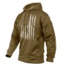 Mikina CONCEALED CARRY s kapucí US vlajka COYOTE
