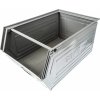 Bedna plechová ukládací zkosená 63kg / 400×600×300mm použitá
