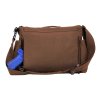 Taška přes rameno CONCEALED CARRY Messenger HNĚDÁ