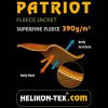 Bunda PATRIOT Heavy fleece ČERNÁ