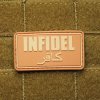 Nášivka INFIDEL plast DESERT