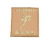Nášivka I SUPPORT SINGLE MOMS plast velcro DESERT