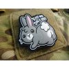Nášivka KISS MY SOFT ASS plastová velká velcro