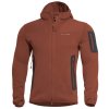 Mikina FLEECE s kapucí FALCON PRO POLARTEC® MAROON RED