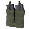 Sumka MOLLE dvojitá na zásobníky 2xM4 otevřená RANGER GREEN