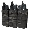Sumka MOLLE trojitá na zásob. 3xM4 otev. MULTICAM® BLACK