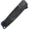 Nůž zavírací OSPREY hladké ostří G10/CF ČERNÝ/MODRÝ