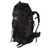 Batoh TREKKING XXL s výztuží 104l ČERNÝ