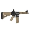 Puška airsoft AEG M4 CARBINE M-LOK (SA-F03) ČERNÁ/PÍSKOVÁ