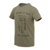 Triko ONE IS NONE OLIVE GREEN