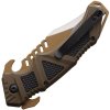 Nůž zavírací USMC Desert Ops Linerlock hladké ostří