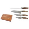 Sada nožů Dellinger Walnut s ocílkou, dřevěný BOX