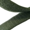 Suchý zip smyčky + háčky šířka 25 mm / 20 m KHAKI ZELENÝ