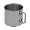 Hrnek nerezový FOX sklopná ucha 450 ml