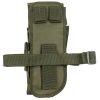 Pouzdro stehenní Tactical na pistol a zásobníky pravé ZELENÉ