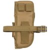 Pouzdro stehenní Tactical na pistol a zásobníky pravé COYOTE