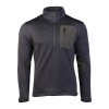 Mikina THERMO-FLEECE ¾ ZIP ČERNÁ