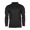 Triko/polokošile TACTICAL QUICK DRY dlouhý rukáv ČERNÁ