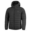 Bunda s kapucí AURORA 2.0 PUFFER HOODED ČERNÁ