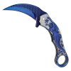 Nůž zavírací MERMAID karambit MODRÝ
