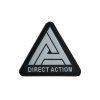 Nášivka Direct Action Logo ČERNÁ