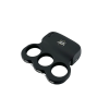 triple sting ring stun gun black hero front