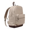 Batoh VINTAGE TEARDROP kožené prvky Khaki