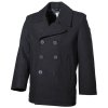 Kabát US Pea Coat ČERNÝ (velikost L)