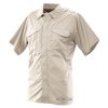Košile 24-7 UNIFORM krátký rukáv rip-stop KHAKI vel.3XL
