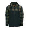 Mikina LUMBERSHELL ZELENO/ČERNÁ (velikost 3XL)