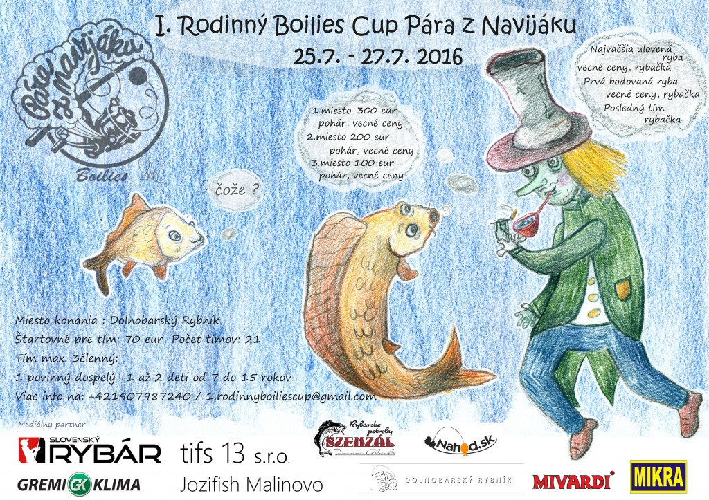 1. RODINNÝ BOILIES CUP PÁRA Z NAVIJÁKU