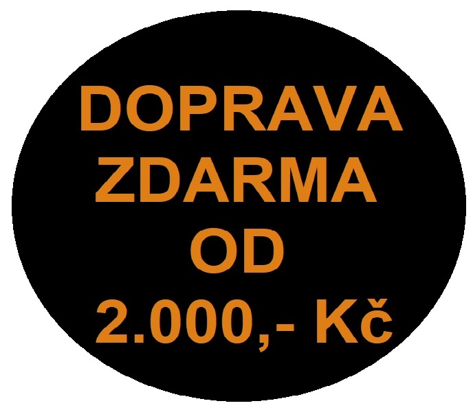 ZA NÁKUP NAD 2.000,- DOPRAVA ZDARMA