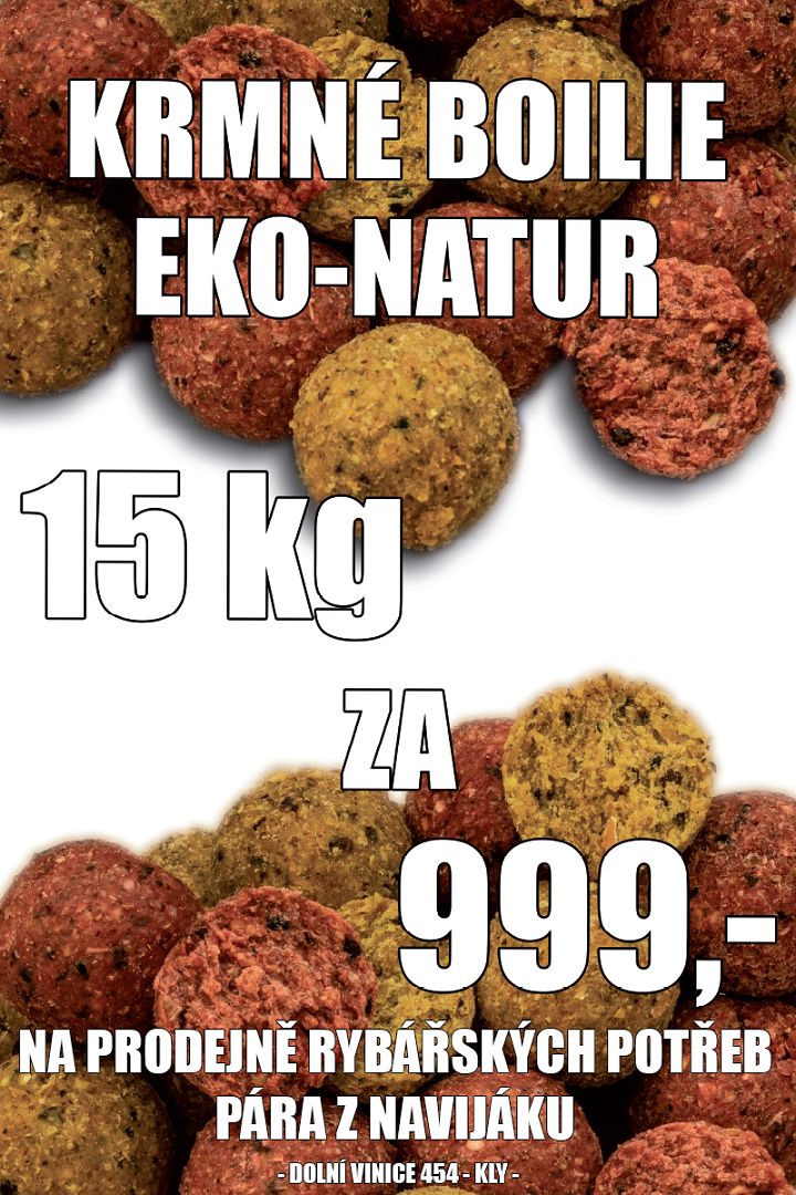 15 KG BOILIE ZA 999 KČ !!!