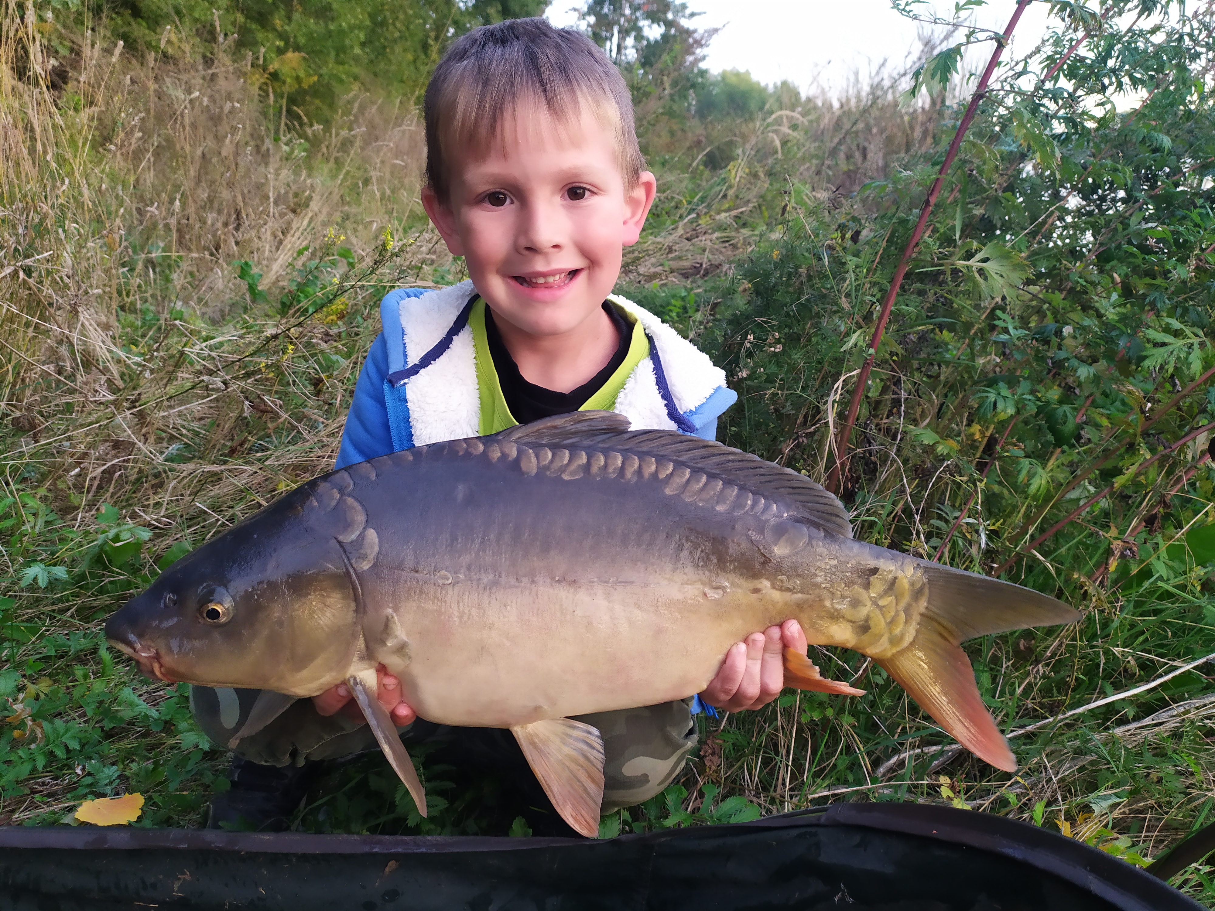 Synek mi nosí na rybách štěstí, jak nám napsal Martin