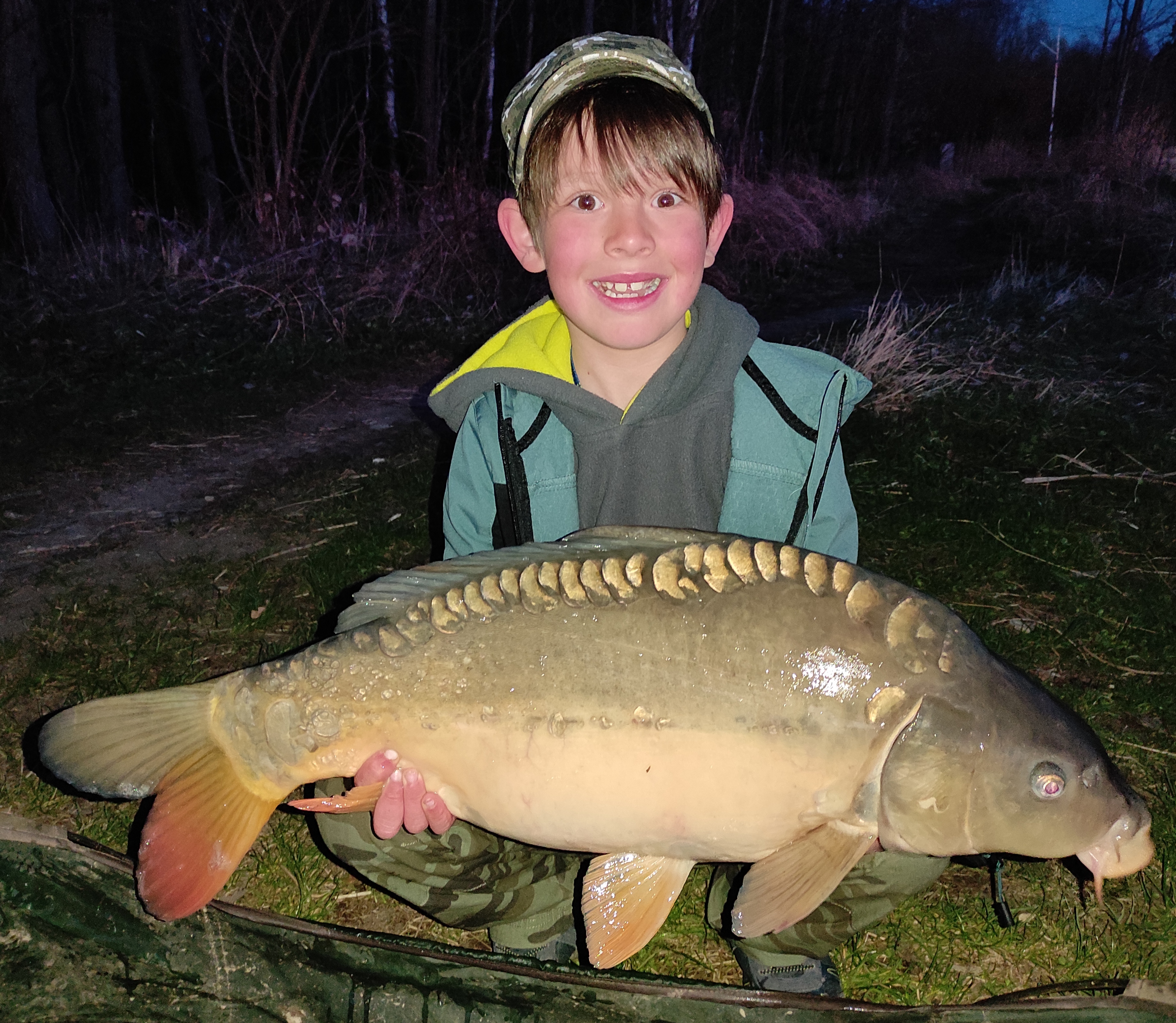První letošní bivakování se synkem Dominikem