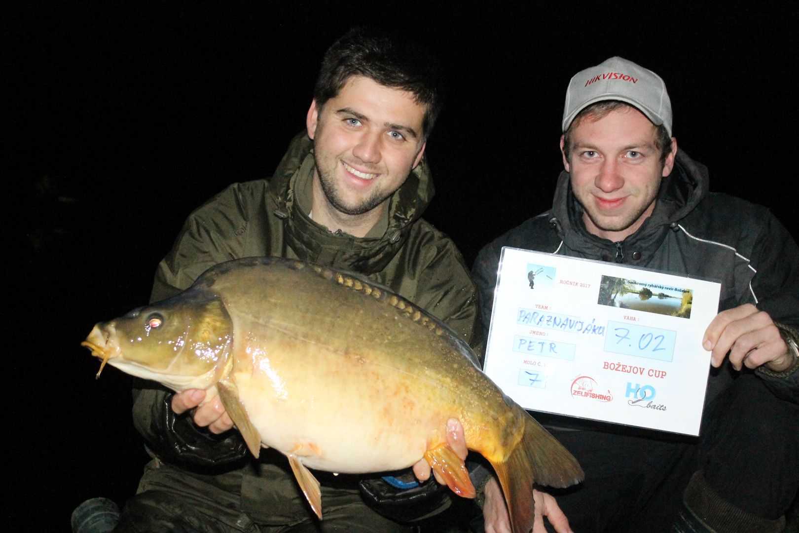 RYBÁŘSKÉ ZÁVODY BOŽEJOV CUP 28.9. - 1.10. 2017