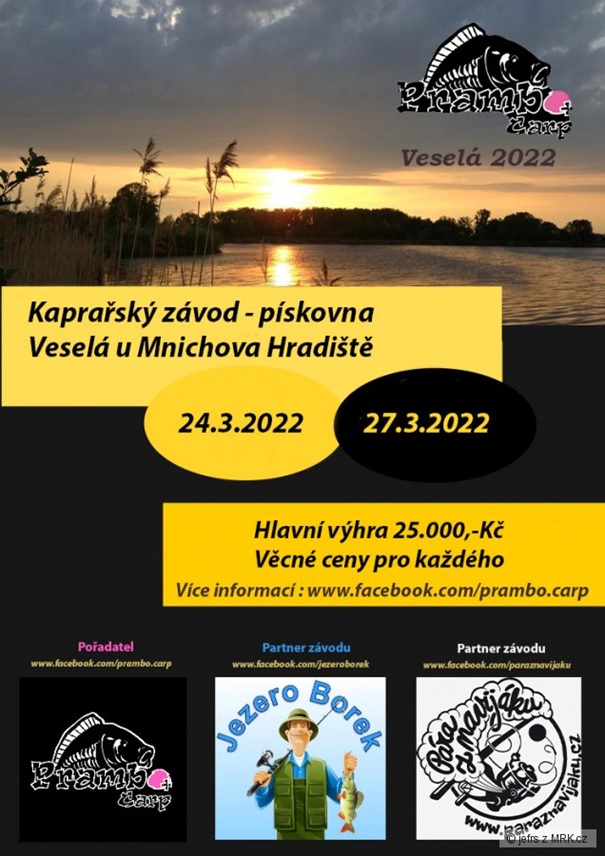 Kaprařský závod - pískovna Veselá u Mnichova Hradiště