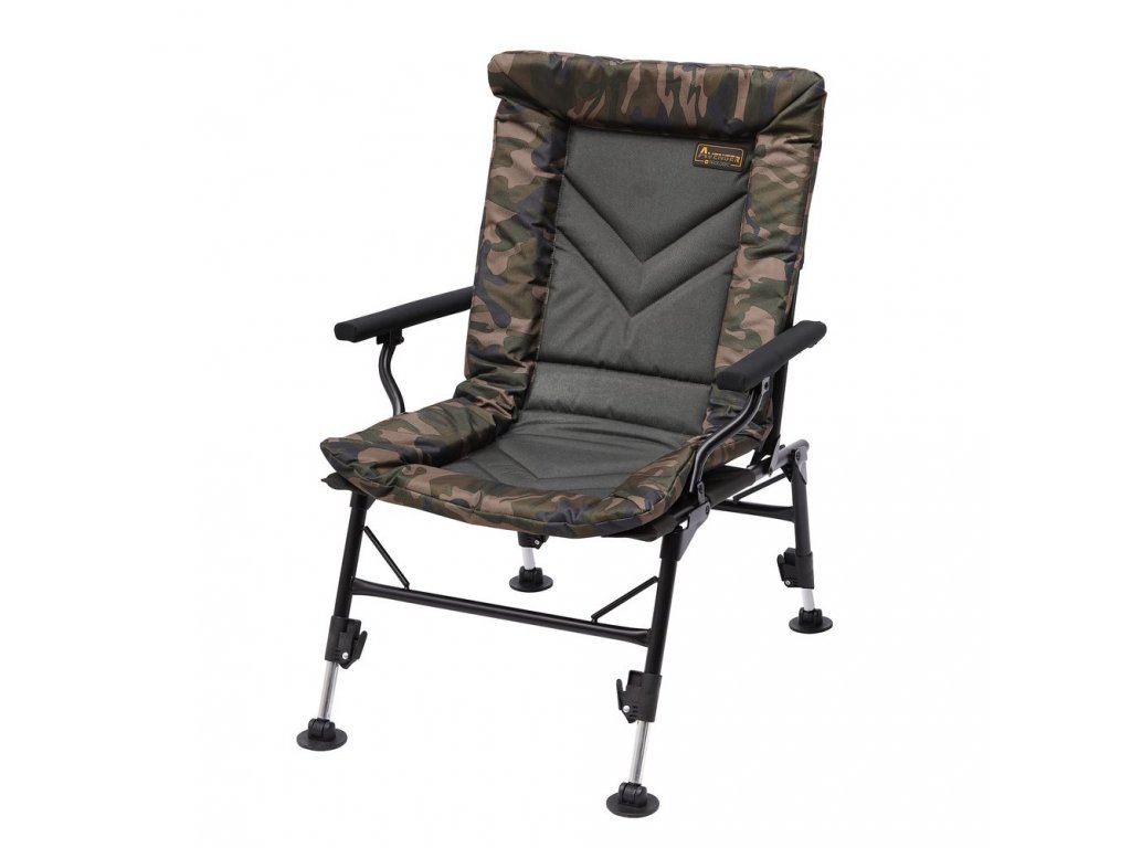 Prologic Křeslo Avenger Comfort Camo Chair W/Armrests & Covers