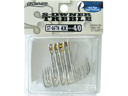 Owner Trojháček Stinger Treble ST66 Vel. 1/0 6 ks