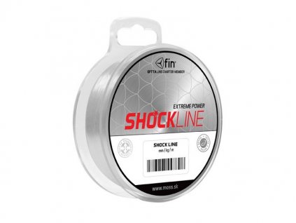 Delphin FIN SHOCK Line šokový vlasec návazcový 80m 0,50mm 33lbs