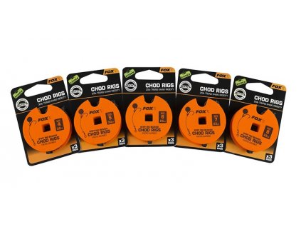 Fox Hotový Návazec Edges Stiff Chod Rig Standard 3 ks - velikost 6 / nosnost 25 lb