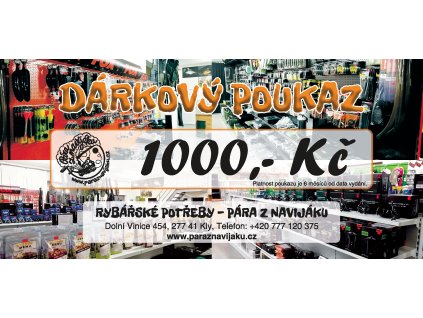 Poukazy 2022 1000Kč