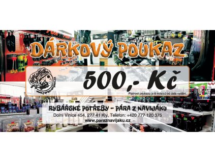 Poukazy 2022 500Kč