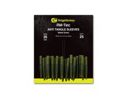 RidgeMonkey Převlek RM-Tec Anti Tangle Sleeves 25mm Hnědý 25ks