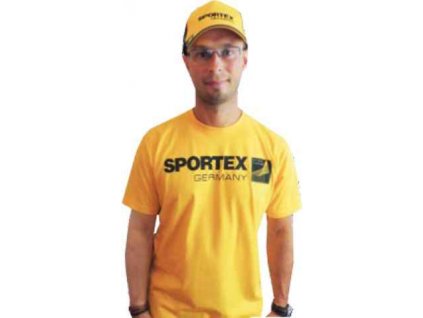 Sportex T-Shirt Tričko s velkým logem - žluté vel. M