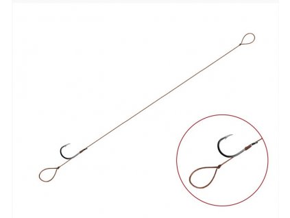 Delphin Feederový návazec Proxi 8 Loop / 6ks vel. 6 12cm