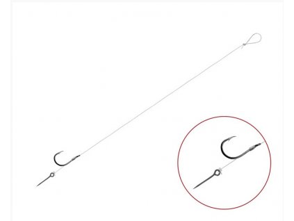 Delphin Feederový návazec FLR Sting 6ks vel.6 12cm