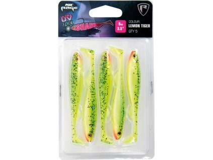 Fox Rage Gumová Nástraha Slick Shad Ultra UV Lemontiger 9cm 5ks