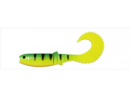 Savage Gear Gumová nástraha Cannibal Curl Tail Firetiger 10cm 5g